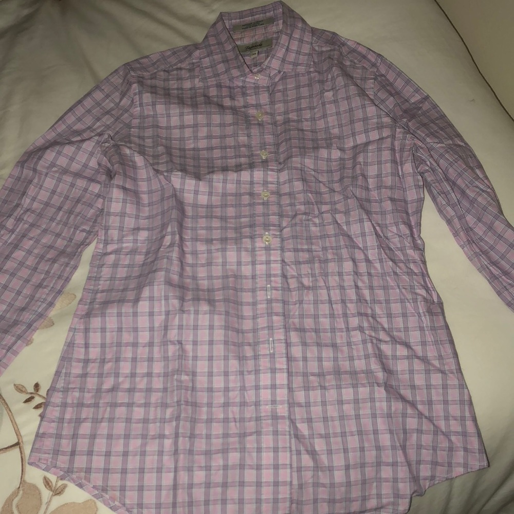 Mint Faconnable Collard Shirt (XS)